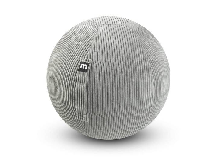 Mokebo Sitzball Der Sportliche, Grau, 65x65x65 cm, Wohnzimmer, Sessel, Sitzsäcke, XXL Sitzsäcke