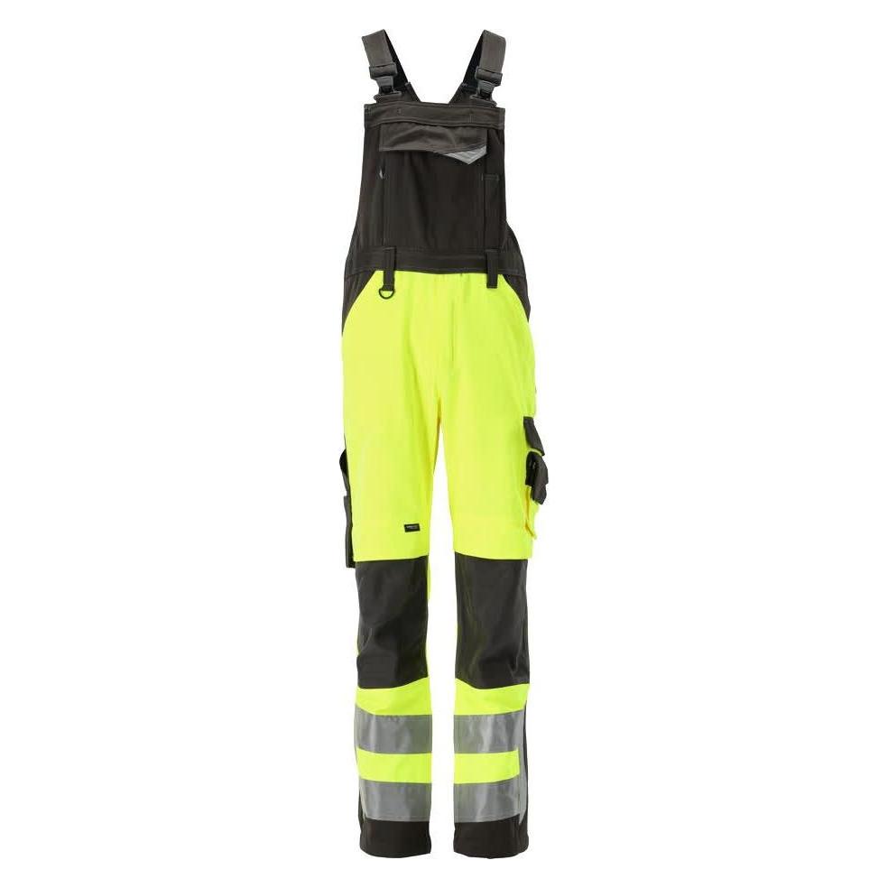 Mascot unisex Warnschutzhose Newcastle gelb Groesse 54 (54) (5711074281466)