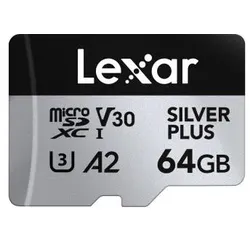 Lexar Micro SDXC 64GB V30 (64 GB, microSDXC), Speicherkarte