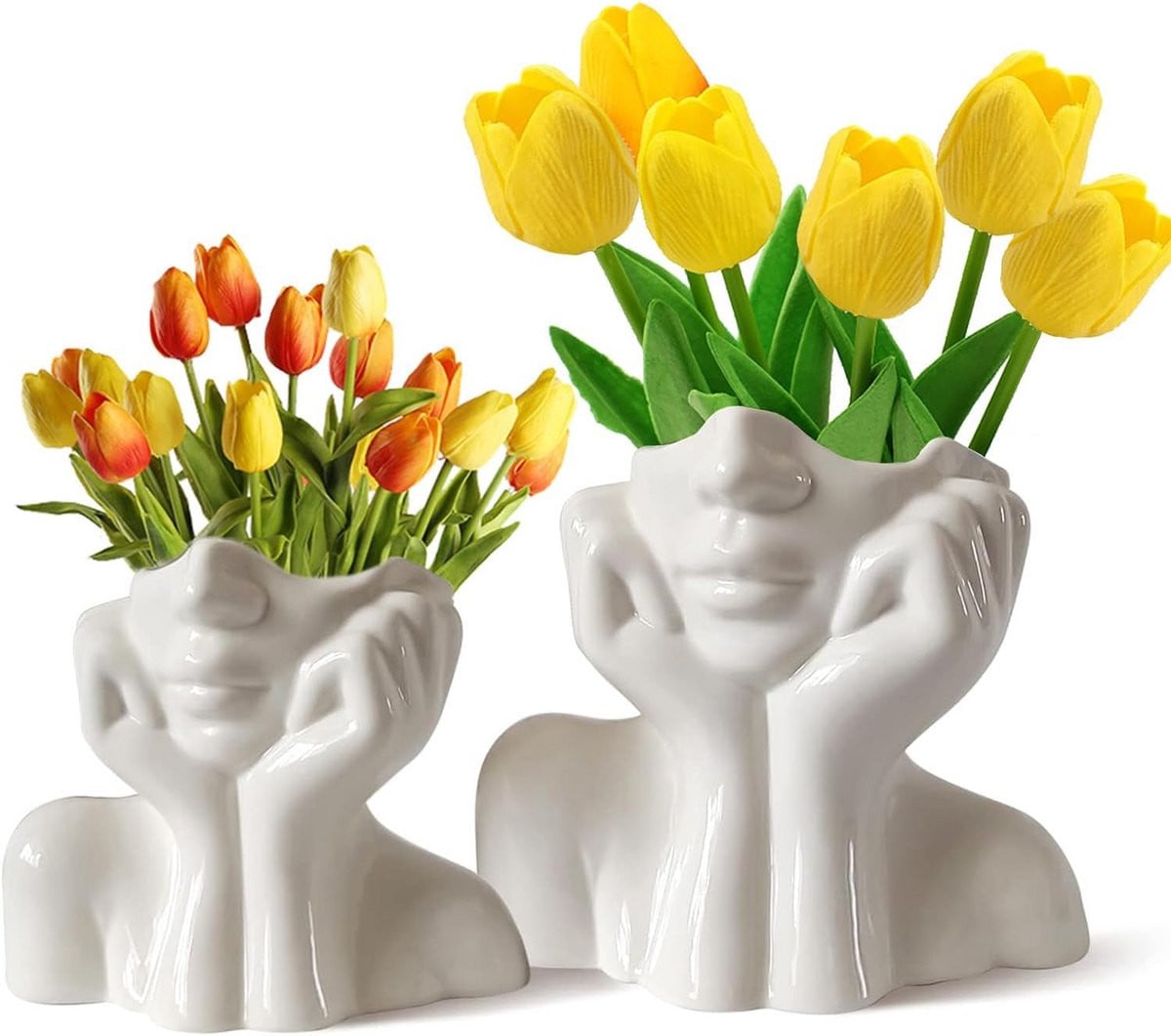 Moderne Minimalistische Keramische Vaas voor Decoratie