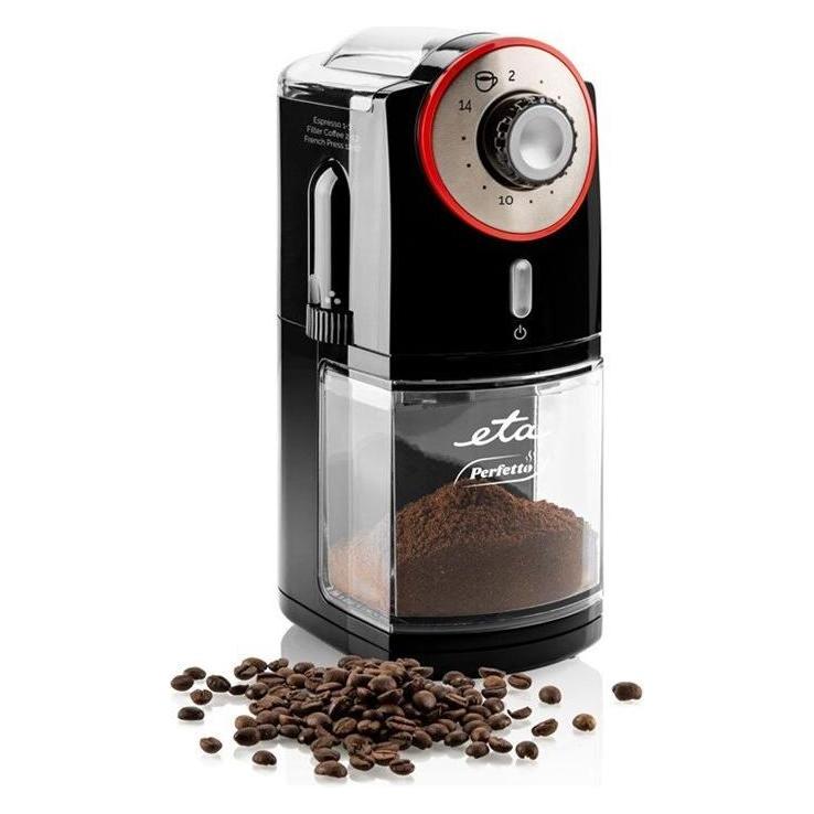 ETA ETA006890000 Perfetto Coffee grinder, Power 100 W, Coffee beans 200 g, Black (ETA006890000)