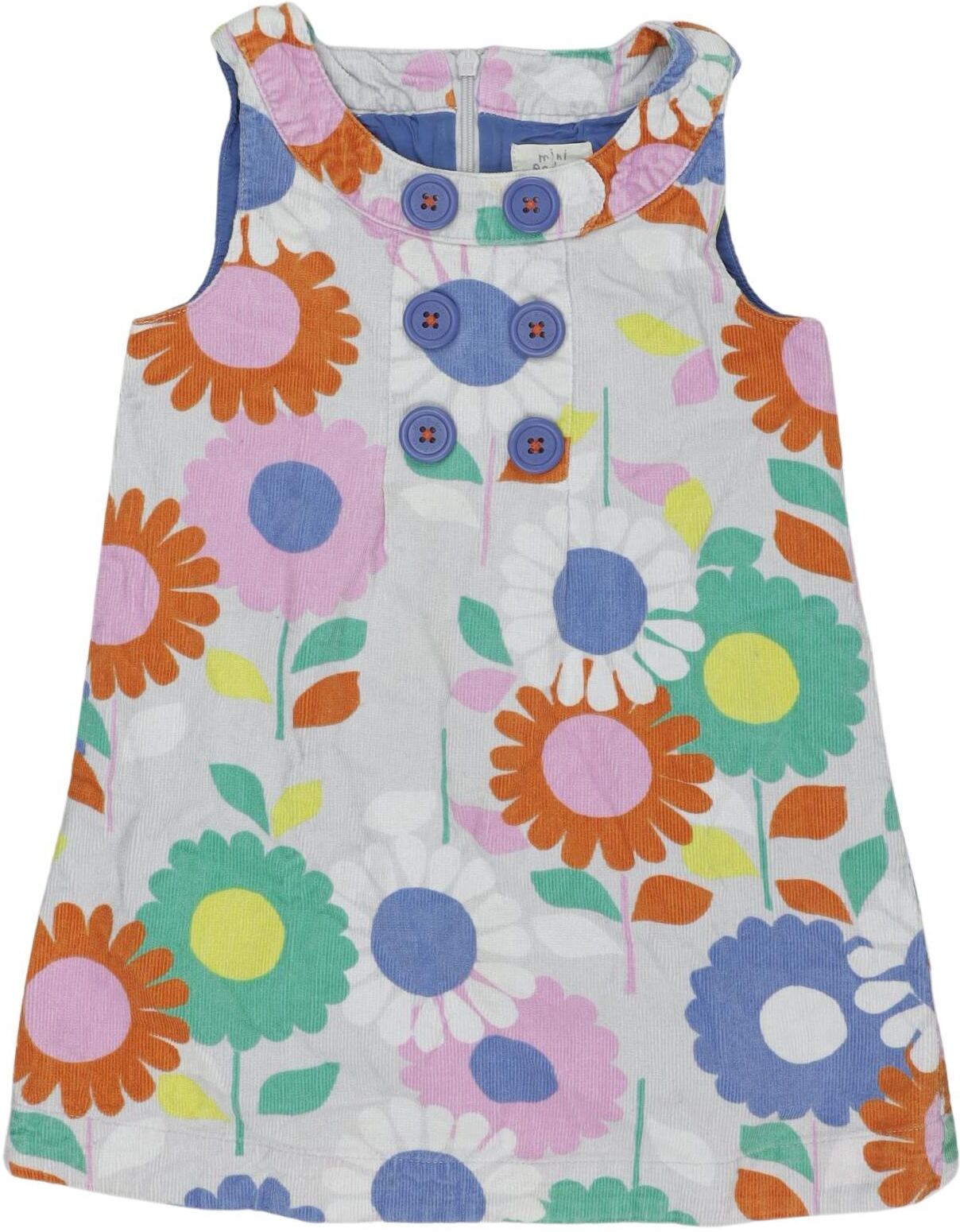 Mini Boden Mädchen Kleid, Mehrfarbig, Gr. EU 92, Baumwolle - Second Hand