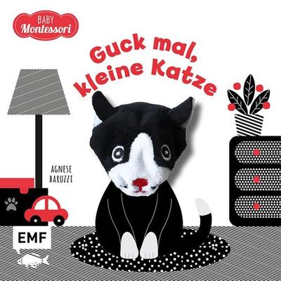 Kontrastbuch für Babys mit Fingerpuppe: Guck mal, kleine Katze, Gebundene Ausgabe von Agnese Baruzzi,Ingrid Ickler, Edition Michael Fischer / EMF