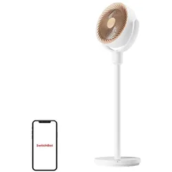 SwitchBot Floor Fan, Ventilator, Weiss, Gold