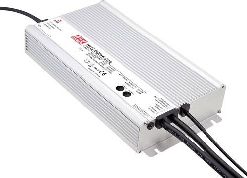 Mean Well HLG-600H-48A LED-Treiber, LED-Trafo Konstantspannung, Konstantstrom 600W 12.5A 48 V/DC PFC-Schaltkreis, Überlastschutz