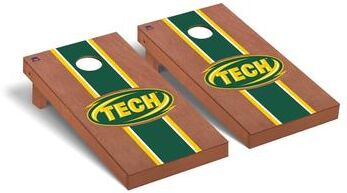 Skip's Garage Arkansas Tech Wonder Boys Golden Suns Rosewood Cornhole Board Set