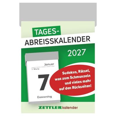 ZETTLER Tagesabreißkalender S 2027