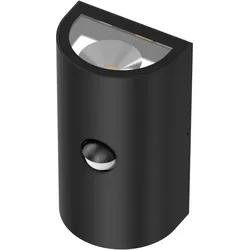 EVN 2-flammige LED-Wandleuchte, halbrund, IP65 C65152502HRS