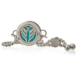 Aromatherapy Jewellery Chain Bracelet - Angel Wings - 20mm