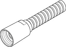 Dornbracht Schlauch 1xKonus 1x G3/8 093002073-06 platin matt