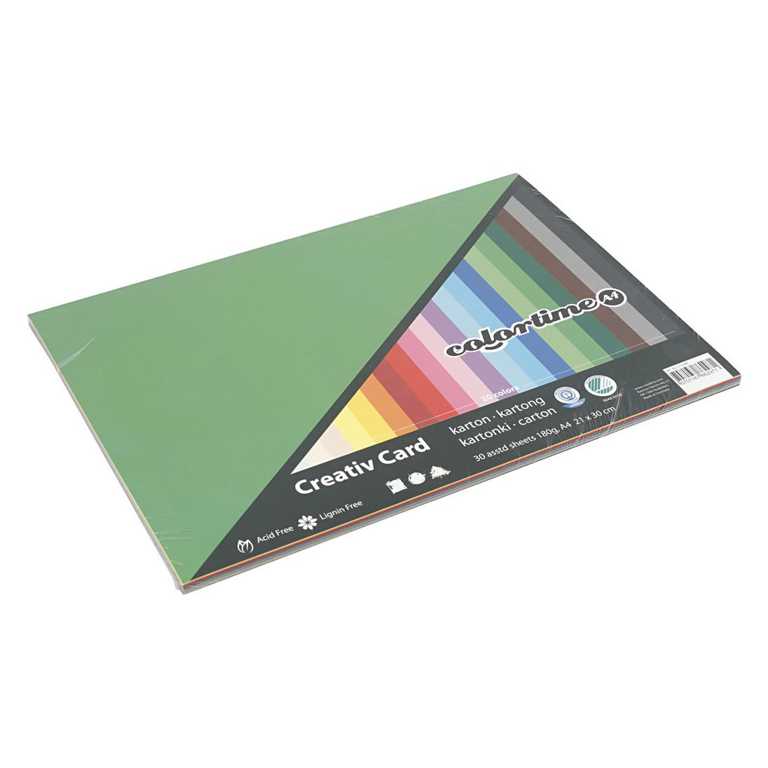 Creativ Company Gekleurd Karton (180 g/m², 1x) (214240)