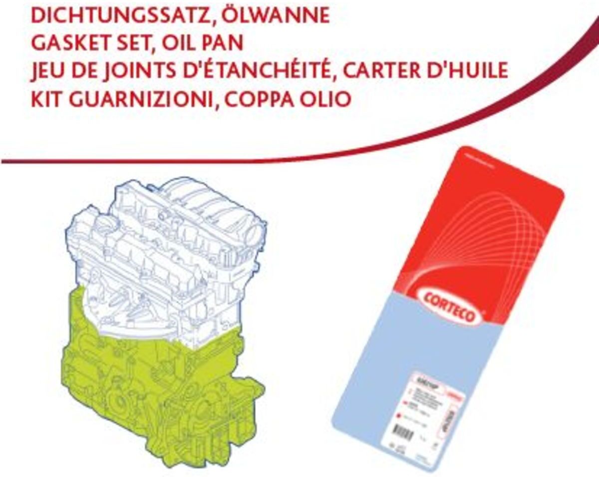 Dichtungssatz, Kurbelgehäuse CORTECO 427999P