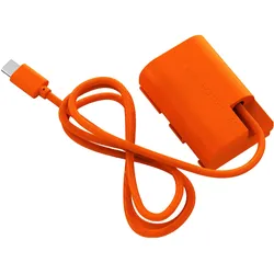 Rollei Dummy Kamera-Akku mit USB-C (Kamera Akku), Kamera Stromversorgung, Schwarz