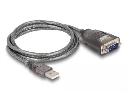 Delock USB 2.0 Adapter [1x USB 2.0 Stecker A - 1x RS232-Stecker] 61400 1m
