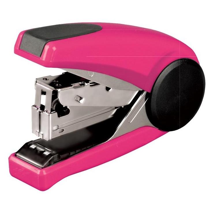 Tetis Heftgerät One Touch GV085-RV Heftgerät rosa und schwarz (40 Blätter) (WIKR-983136)