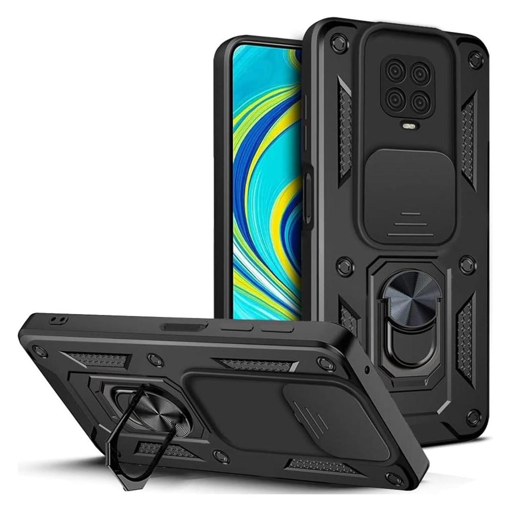 Techsuit - CamShield Series - Xiaomi Redmi Note 9S / Note 9 Pro / Note 9 Pro Max - Black (Xiaomi Redmi Note 9 Pro, Xiaomi Redmi Note 9 Pro Max, Xiaomi Redmi Note 9S) (56365557)