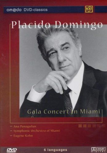 Placido Domingo - Placido Domingo - Gala Concert in Miami - Preis vom 11.10.2026 03:10:56 h