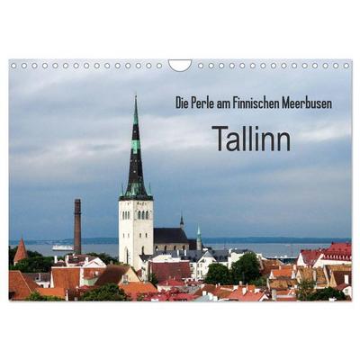 Die Perle am Finnischen Meerbusen Tallinn (Wandkalender 2026 DIN A4 quer), CALVENDO Monatskalender