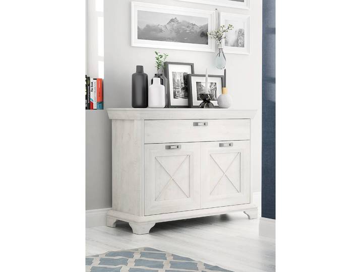 Commode 123 x 96 x 48cm Blanc