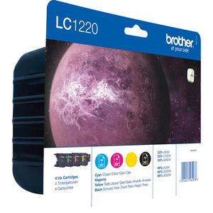 Brother LC-1220 ValuePack CMYK Tintenpatronen