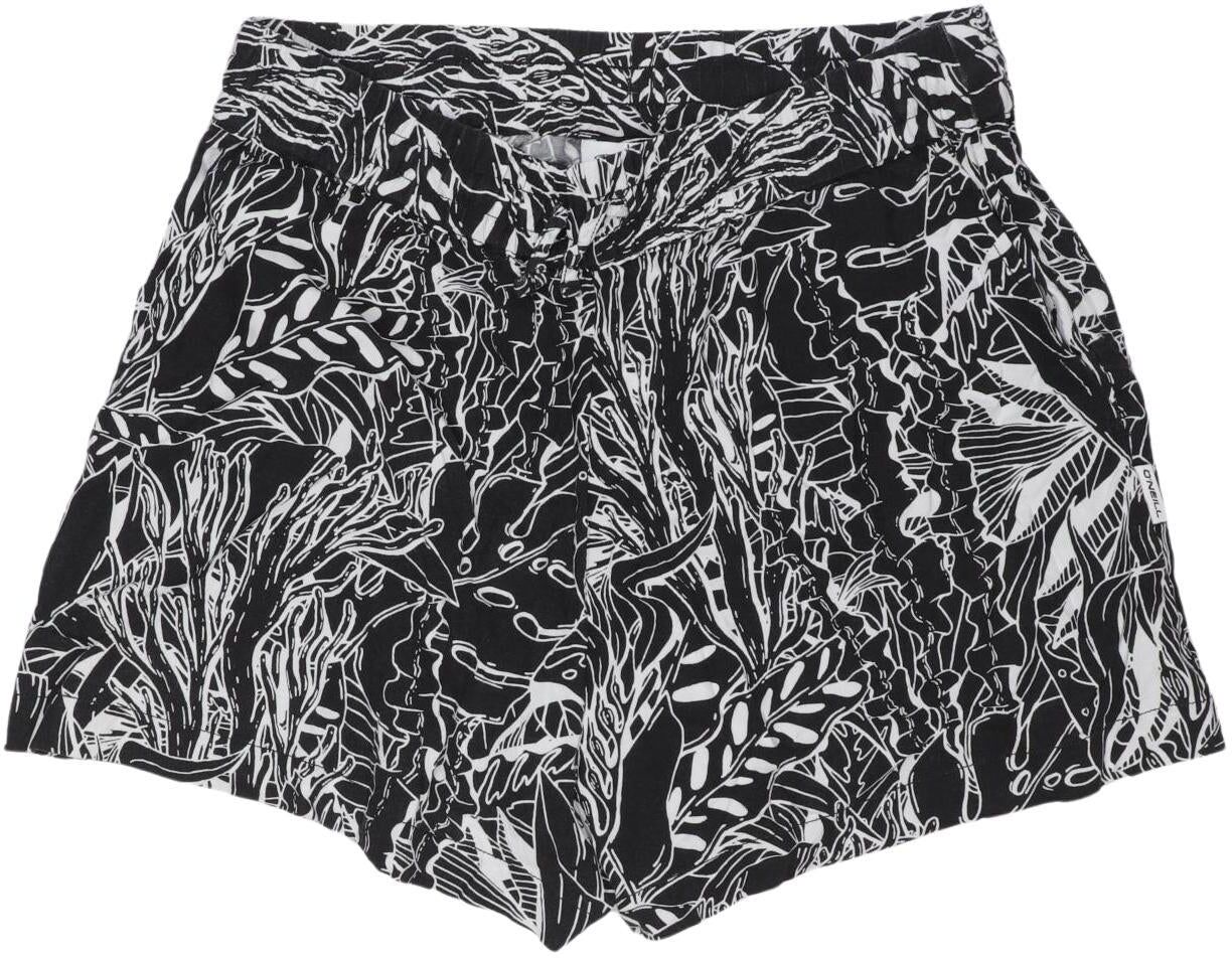 O Neill Damen Shorts, Mehrfarbig, Gr. S, Viskose - Second Hand