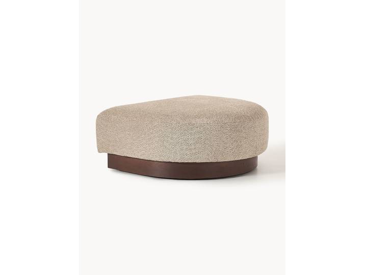 Sofa-Hocker Natalie aus Teddy-Bouclé