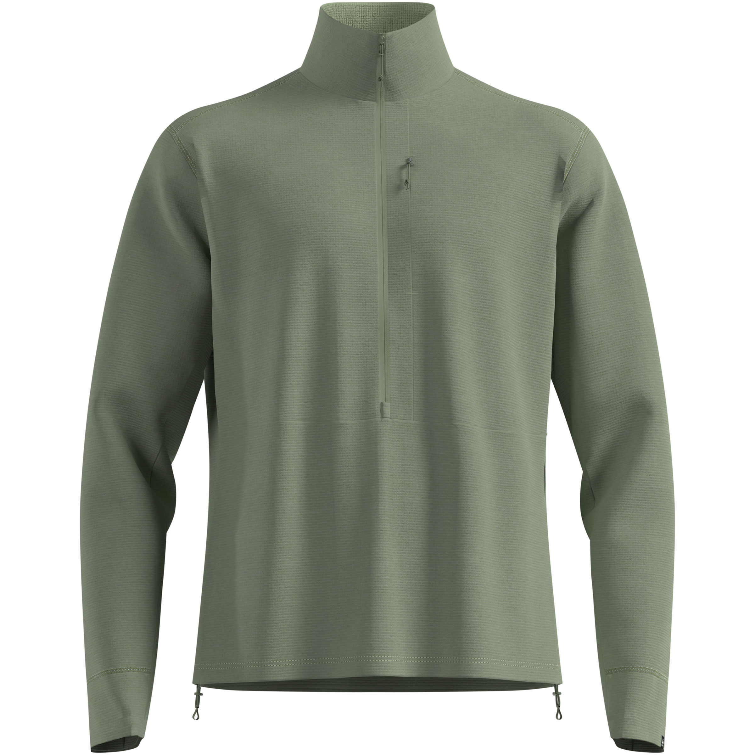 Odlo Grid Fleece Herren Pullover oliv Größe XXL Trekking Elastisch