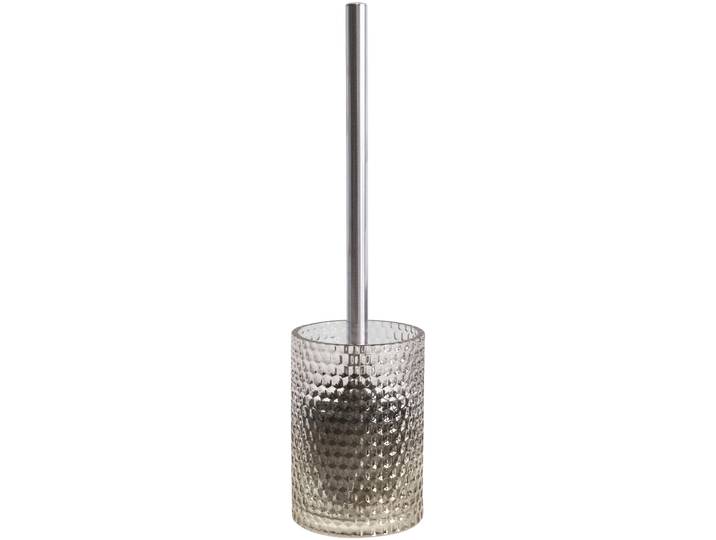 WC-Garnitur KLEINE WOLKE Melua , beige (sandbeige), B:9,5cm H:36,5cm L:9,5cm, Glas, Reinigungsbürsten, WC-Garnitur