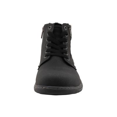 Stiefel ROMIKA "Romika Outdoor Halbschuh", Herren, Gr. 46, schwarz (coal), Polyurethan, unifarben, Schuhe Stiefel