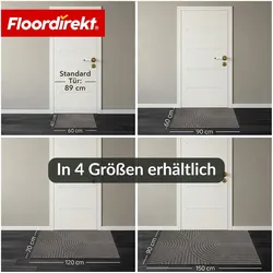 Floordirekt, Fussmatte, Schmutzfangmatte Circa (90 x 150 cm)