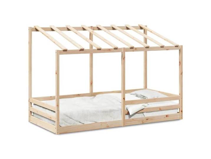 Brun Lit pour enfants sans matelas 90x200 cm bois pin massif - Structure de lit LV117816
