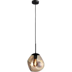 DAHEIM Pendelleuchte Lava Alu, Eisen, Stahl & Metall 24 cm