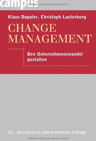 Klaus Doppler - Change Management: Den Unternehmenswandel gestalten - Preis vom 11.10.2026 03:10:56 h