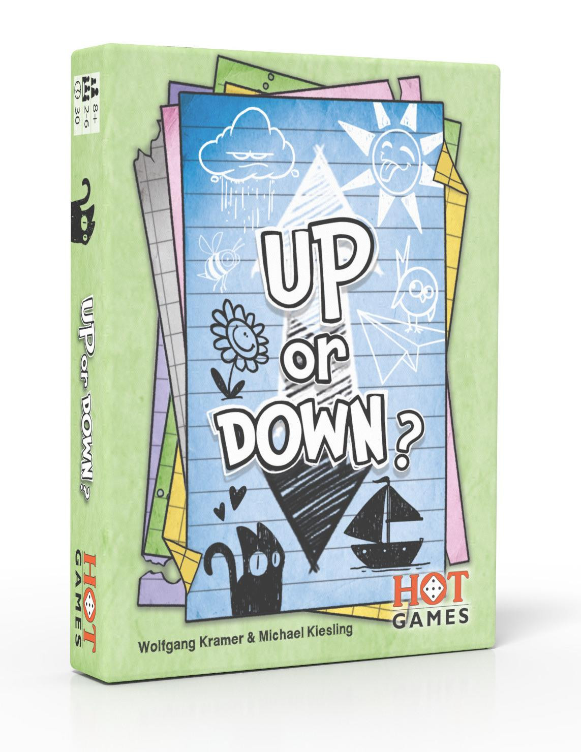 HOT Games Kaartspel Up or Down - Strategisch familiespel