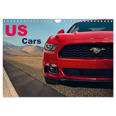 US Cars Kalender (Wandkalender 2027 DIN A4 quer), CALVENDO Monatskalender