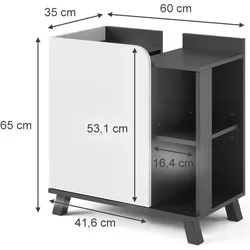 Vicco, Waschbeckenunterschrank, Karen (60 x 35 x 65 cm)