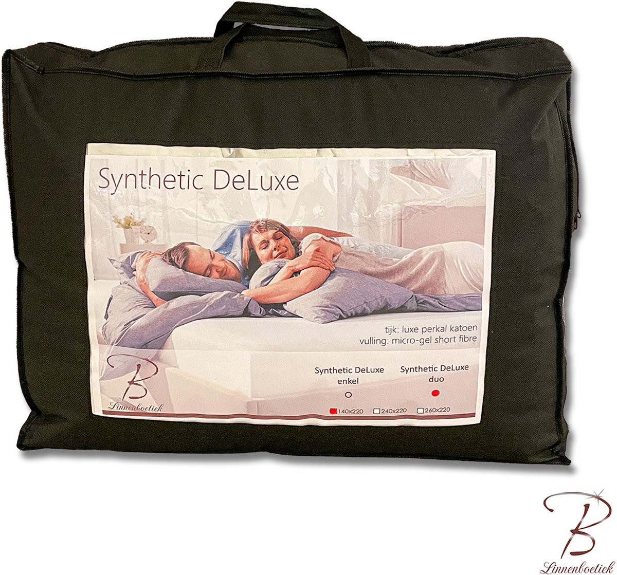 Bosmans Linnenboetiek Heavenly Synthetisch deluxe all-season dekbed voor volwassenen, microfibre, 140 x 220 cm