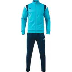 JOMA Terra Danubio Tennis Trainingsanzug 013 - fluortürkis/marineblau XXL