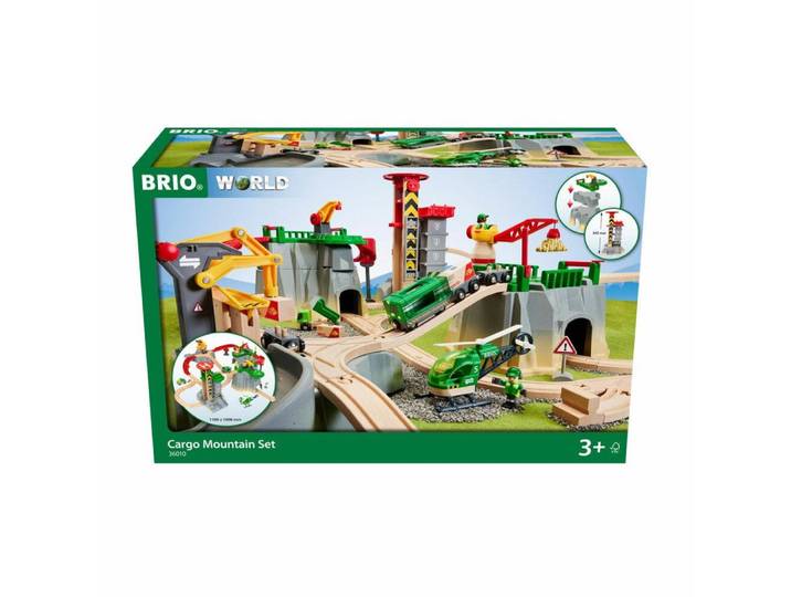BRIO® Spielzeugeisenbahn-Erweiterung Gebirgs-Frachten Set Deluxe