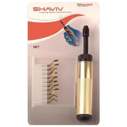 Shaviv, Raspel + Feile, Entgraterset Golden Flex Set B 7 teilig (230 mm)