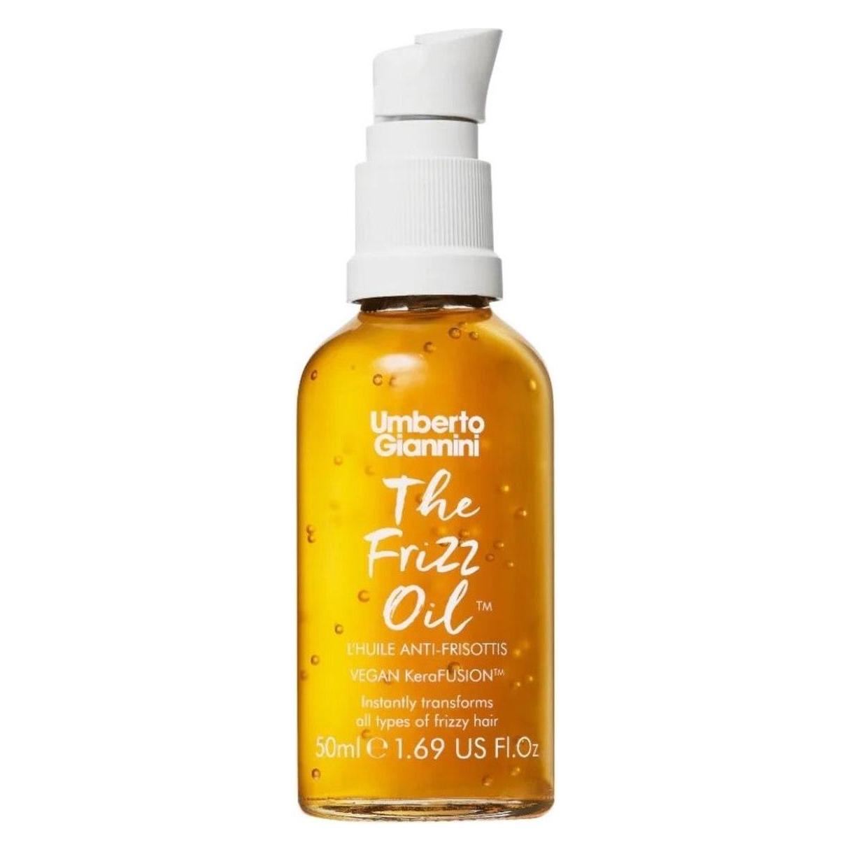 Umberto Giannini Das Frizz Oil 50ml glanzsteigerndes veganes Keratin Bond Repair Haaröl mit Metallde (50 ml) (U234)