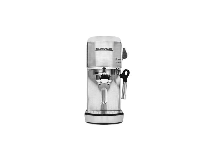 GASTROBACK Espressomaschine 42716 Design Espresso Piccolo , silber (edelstahlfarben), B:15,8cm H:30cm T:30,8cm, Kaffeemaschinen, Espressomaschine