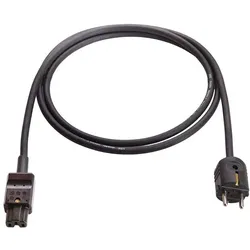 as-Schwabe Netzkabel Heißgeräte Schutzkontakt/Geräte C5 schwarz 2,0 m schwarz