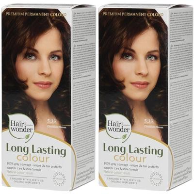 Hennaplus Long Lasting chocolate brown 5,35 2x 2x100 ml Flüssigkeit