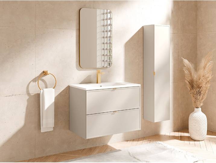 Hängende Badezimmersäule - Beige - H140 cm - ONDIL