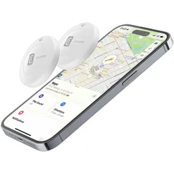 Cellularline Tracy - Designed for iOS (Apple Find My), Tracker, Weiss