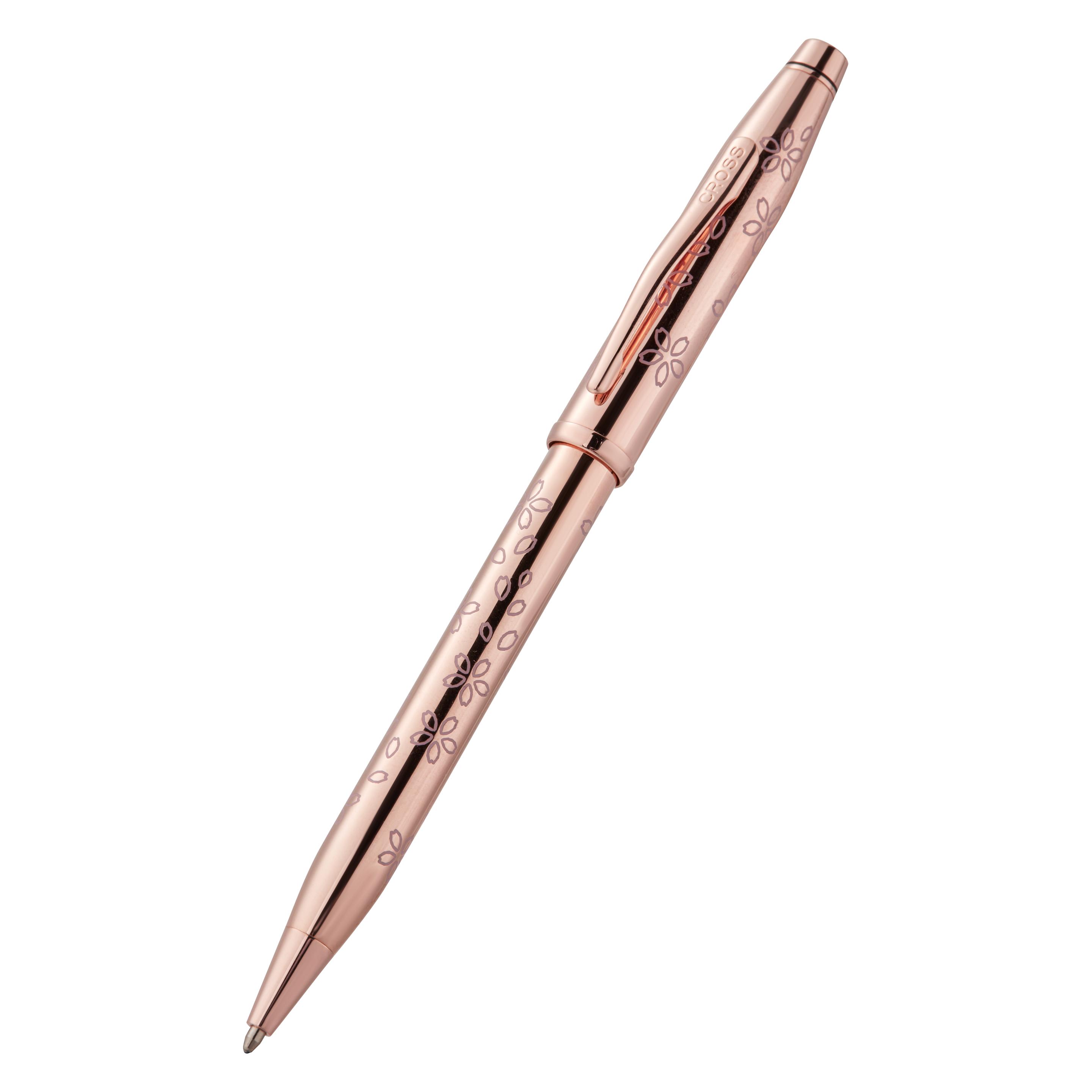 Cross Kugelschreiber Century II Cherry Blossom rosegold mit rosegolden Applikationen (1x) (AT0082WG-169-CR)