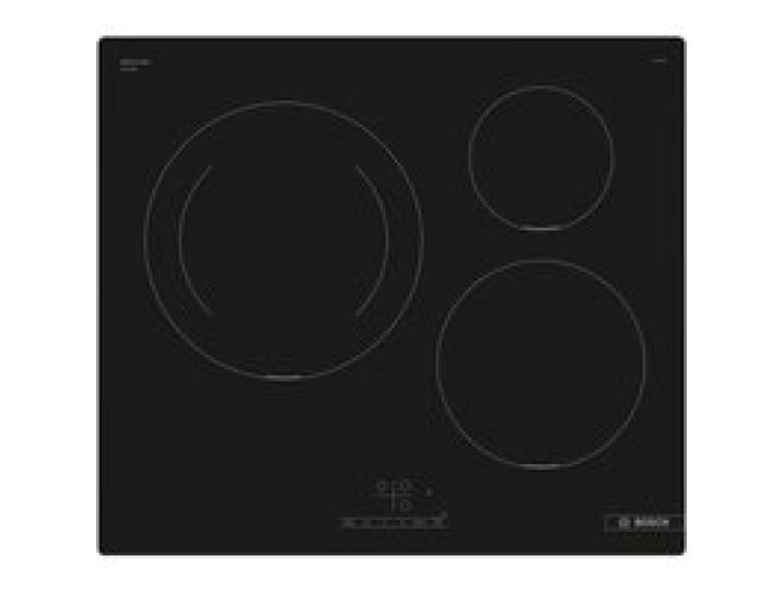 Table induction 60cm - BOSCH PUJ611BB5E SER4 Noir - 3 foyers - L592xP522 mm