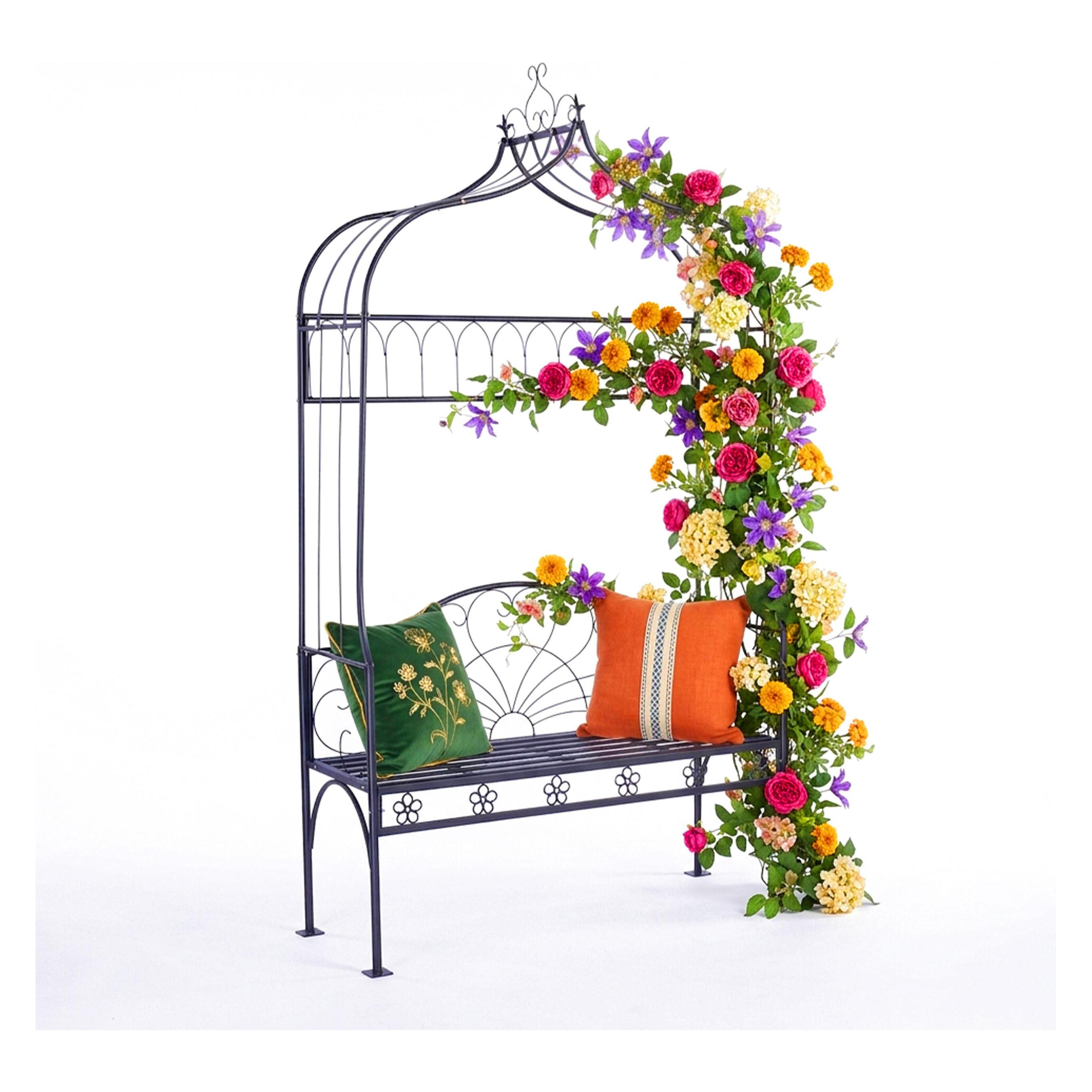 Relaxdays Rosenbogen (43 cm, 122 cm) (4052025531379)