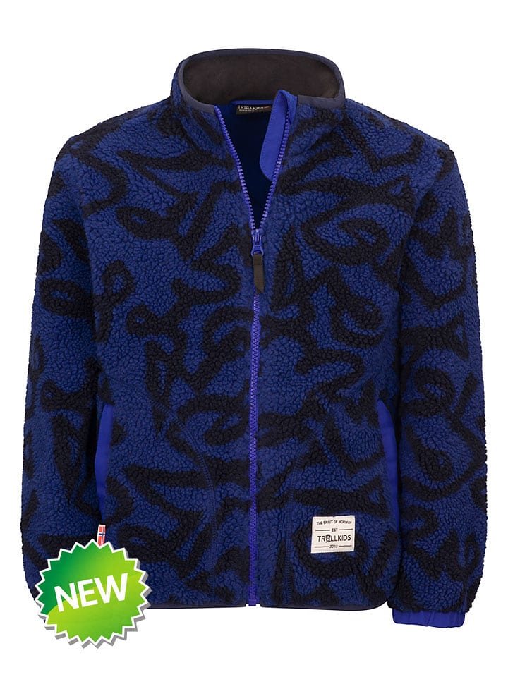 Trollkids Fleecejacke "Lyngdal" in Dunkelblau - 92